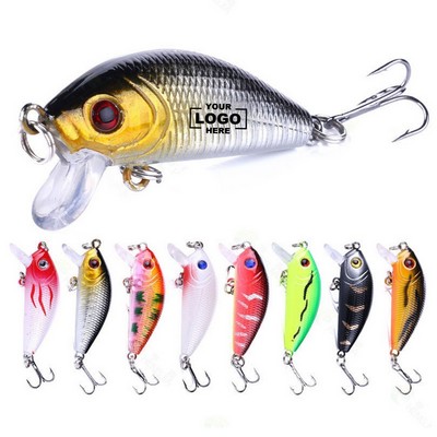 Realistic 3D Minnow Fishing Baits