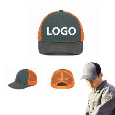 Trucker Snapback Cap with Mesh