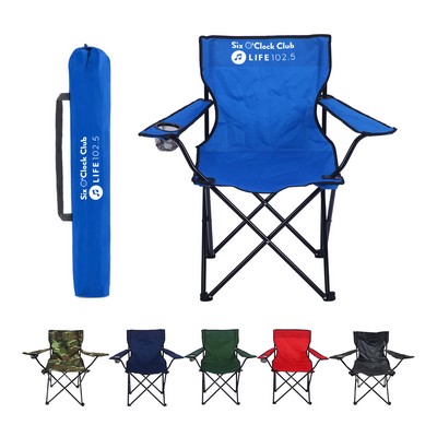 Portable Folding Camping Chair With Carrying Bag